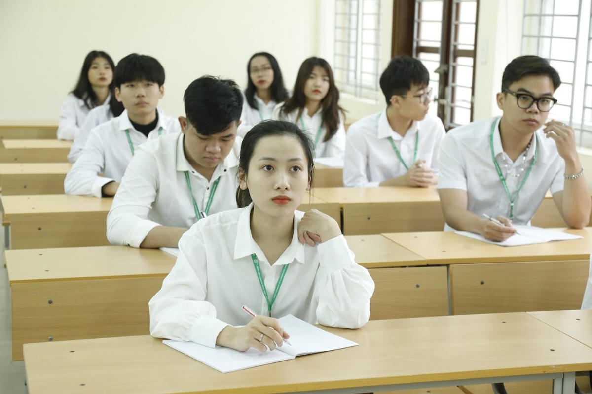 Sinh viên Học viện Nông nghiệp. Ảnh: Quang Vinh