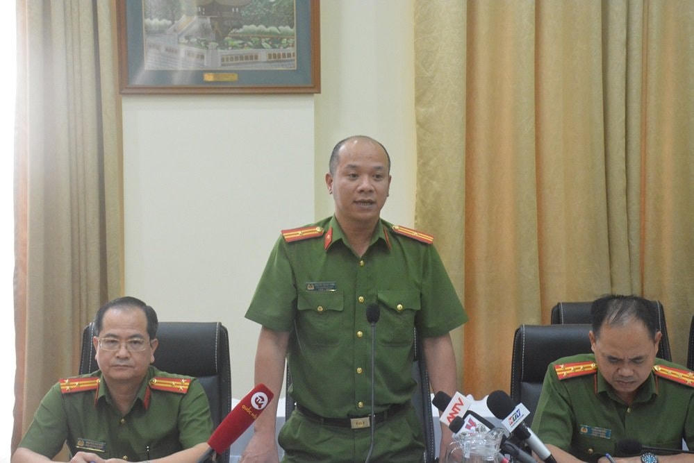 Quang cảnh buổi họp báo. (Ảnh: T.Lữ).
