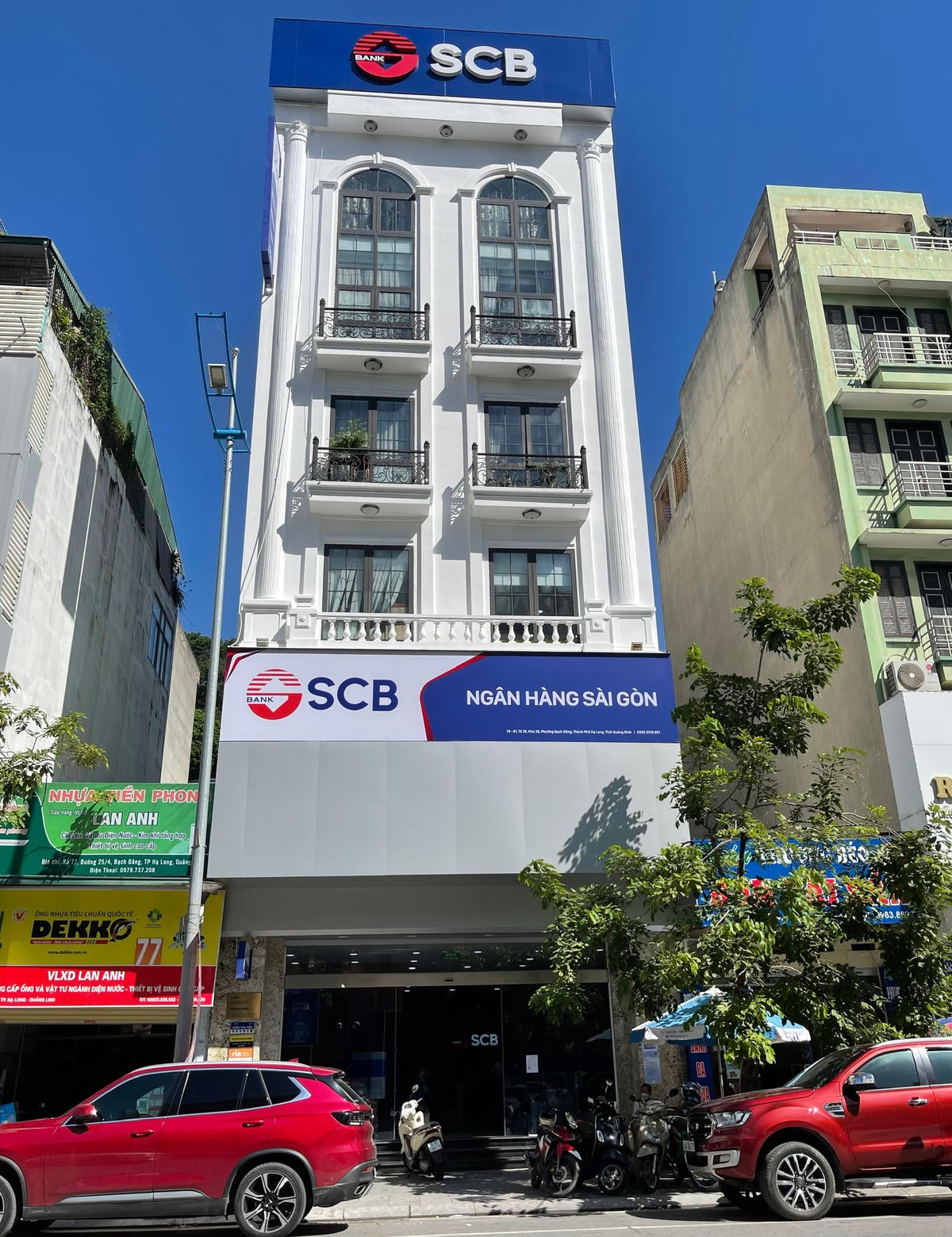 Một phòng giao dịch khác của SCB nằm trên đường 25/4 (TP Hạ Long, Quảng Ninh).