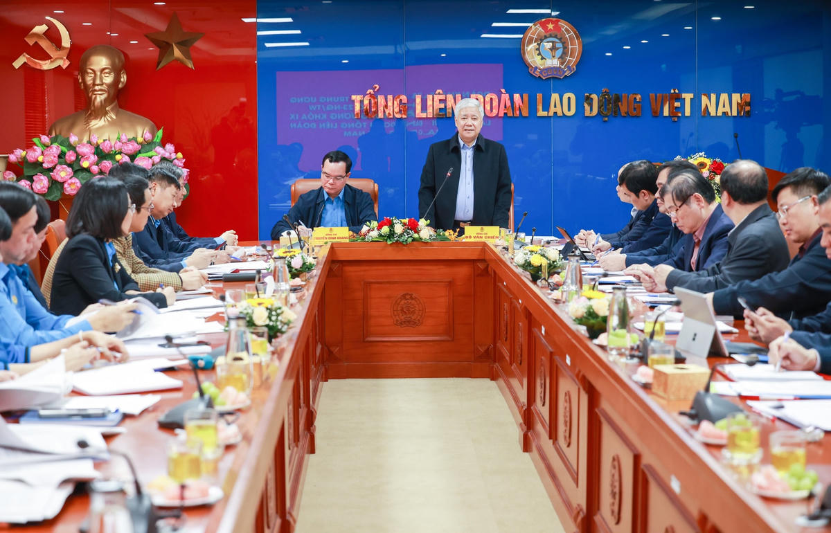 Quang cảnh cuộc làm việc. Ảnh: Quang Vinh.