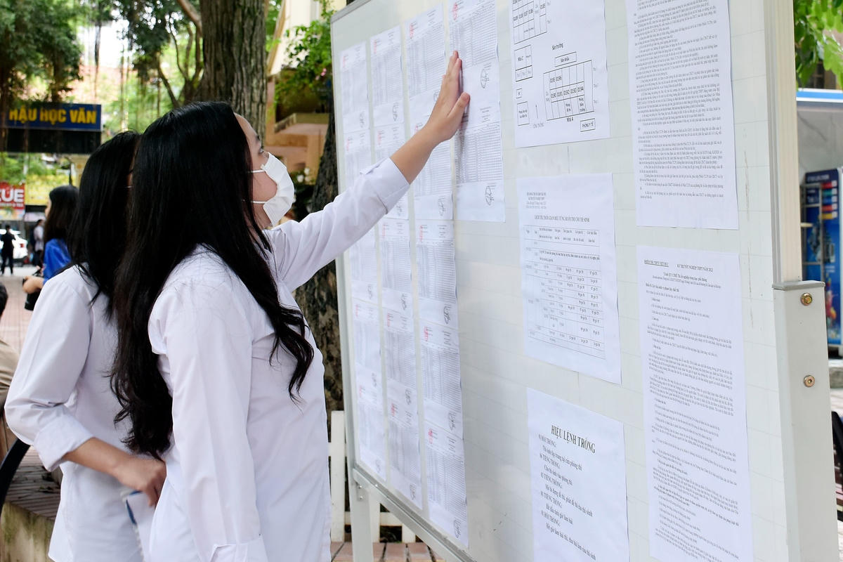 Thí sinh dự thi tốt nghiệp THPT năm 2023.