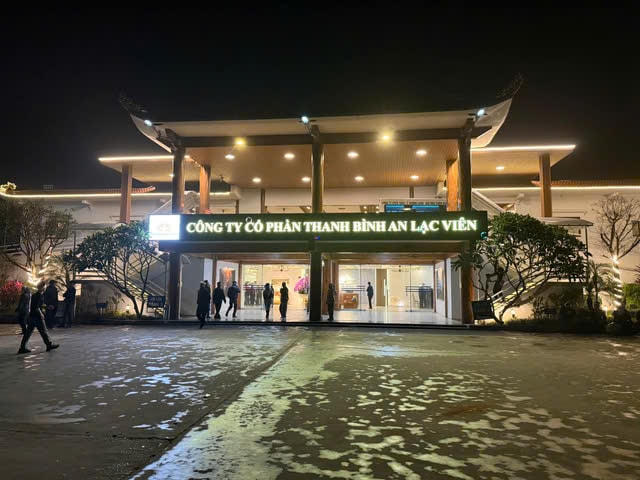 Đài hóa thân ở Nam Định thuộc sở hữu của Công ty Cổ phần Thanh Bình An Lạc Viên. Ảnh: Công an Nam Định. 