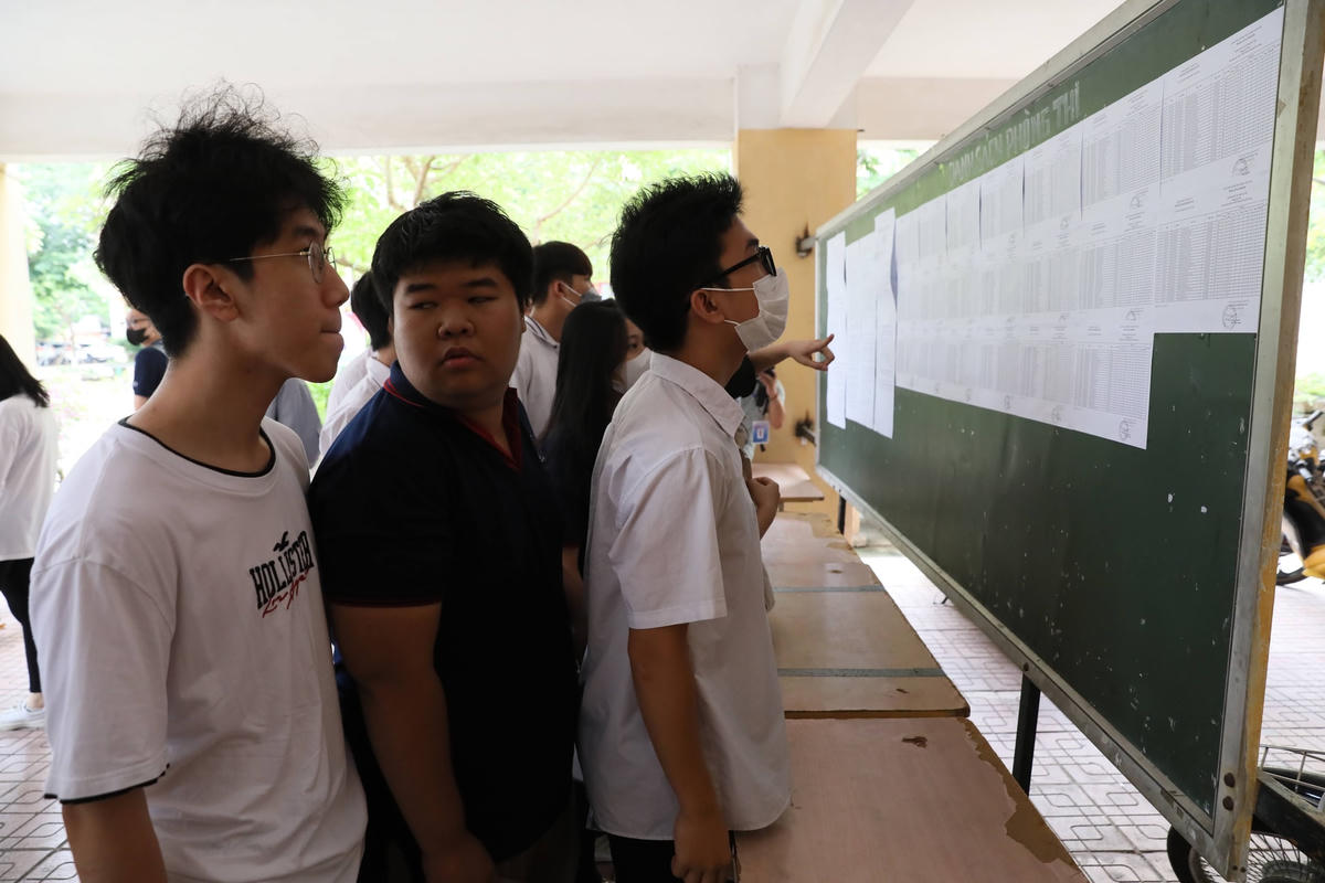 Thí sinh dự thi tốt nghiệp THPT năm 2023. Ảnh: Quang Vinh.