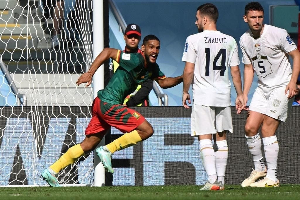 Bảng G World Cup 2022: Cameroon chia điểm cùng Serbia