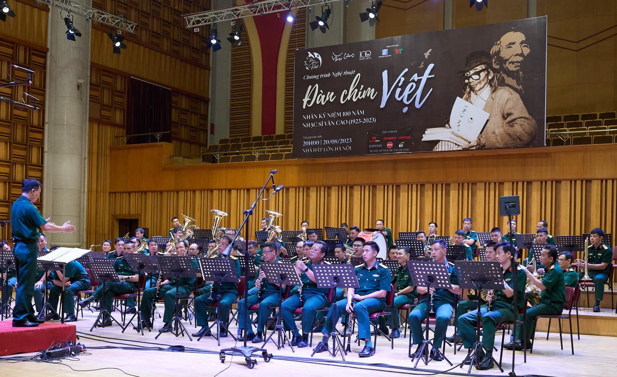 Một tiết mục trong chương trình nghệ thuật “Đàn chim Việt”.