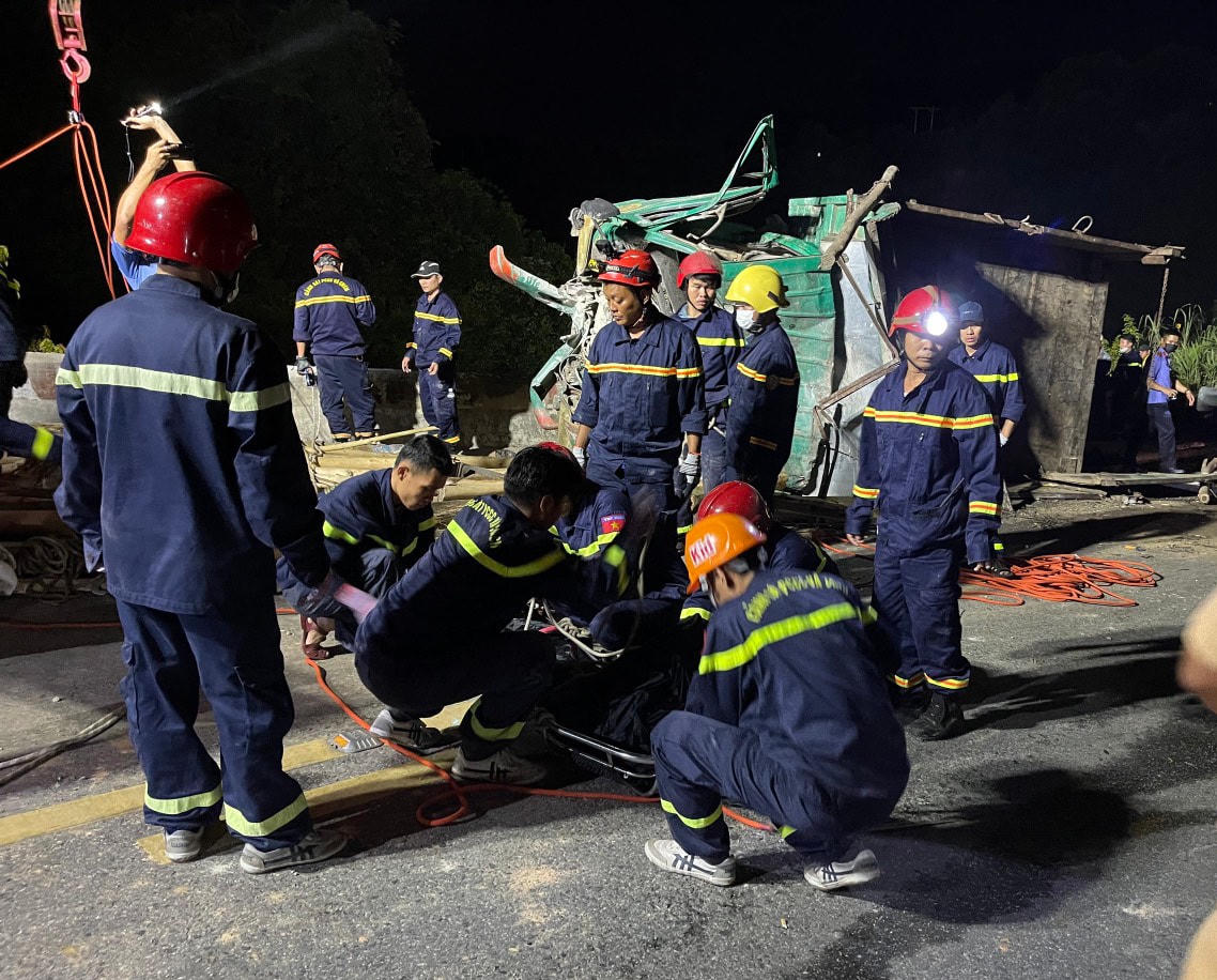 Vụ tai nạn khiến 4 người tử vong. Ảnh: CTV.