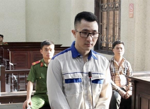 Đối tượng Tô Văn Thắng bị tuyên phạt 11 năm tù. (Nguồn: Báo Hải Dương)  