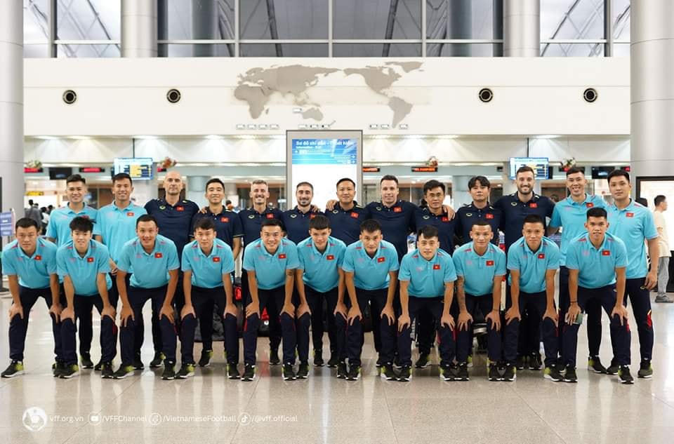 Toàn đội hướng tới mục tiêu giành vé vào VCK trên cương vị nhất bảng. Ảnh: VFF.
