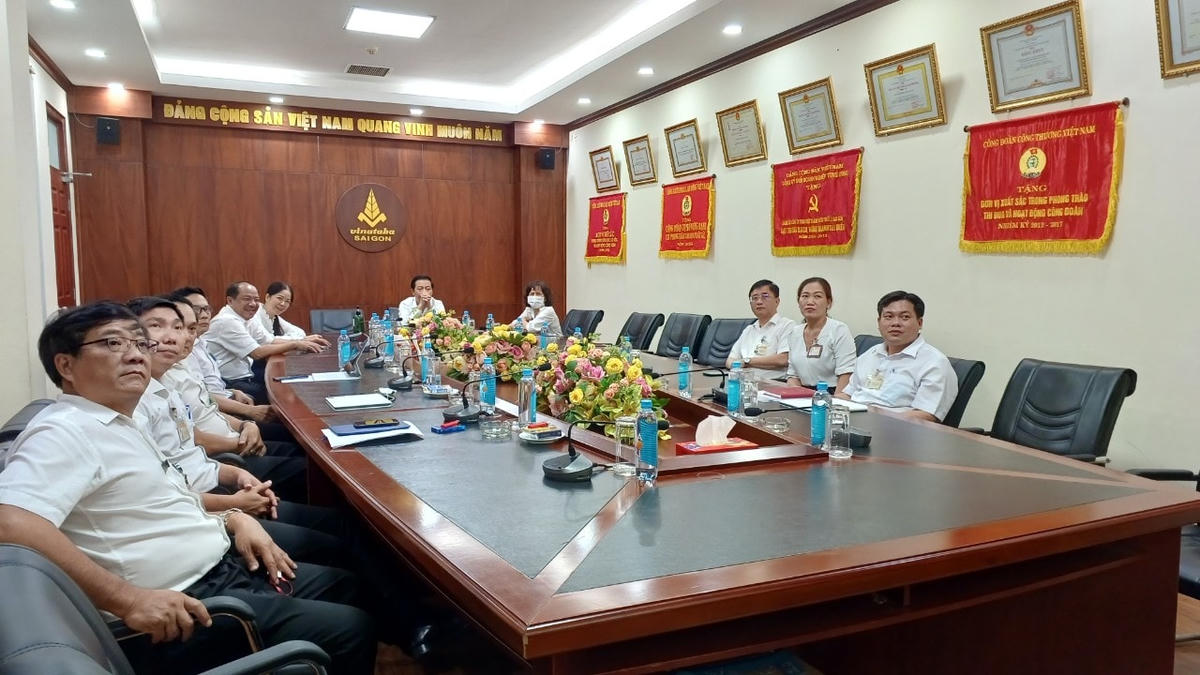 Điểm cầu tại Đảng bộ Công ty Thuốc lá Sài Gòn.