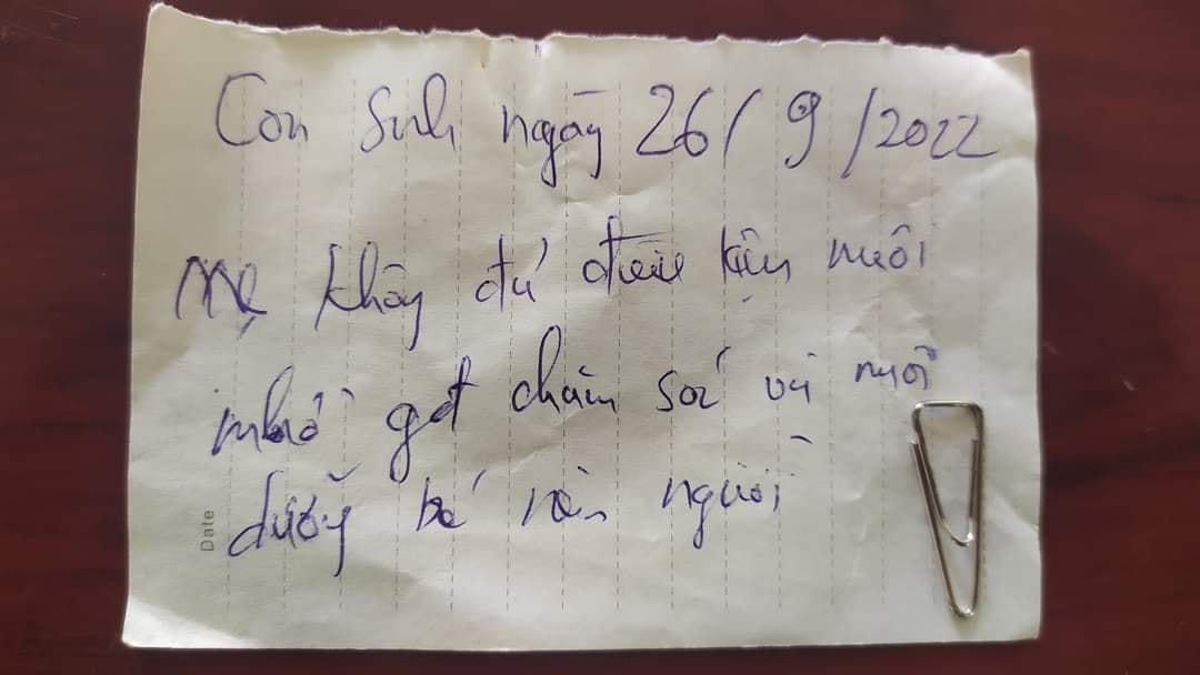 Lời nhắn gửi của người mẹ.