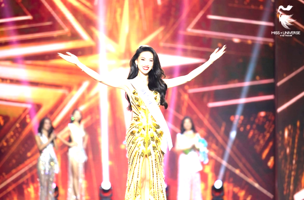 Bùi Quỳnh Hoa giành Vương miện Miss Universe Vietnam 2023. (Nguồn: Ban Tổ chức).