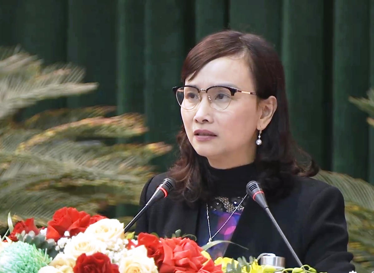 Giám đốc Sở GD&ĐT Hà Tĩnh Đặng Thị Quỳnh Diệp.