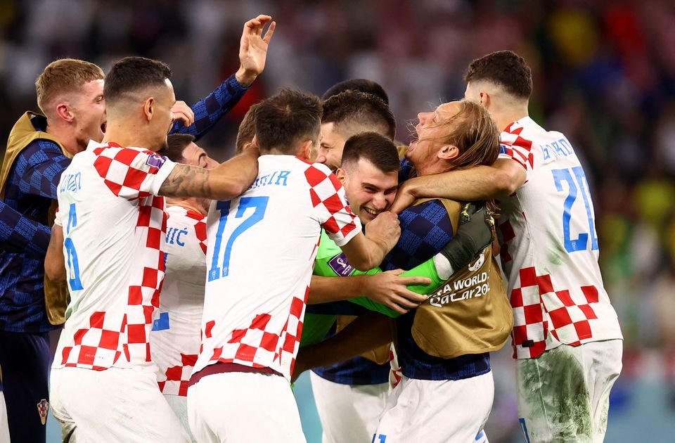 Croatia một lần nữa lại giành chiến thắng trên chấm 11 m. Ảnh: Reuters.