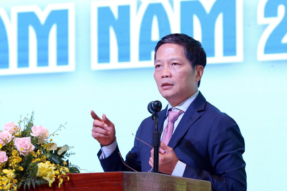 Trưởng ban Kinh tế Trung ương Trần Tuấn Anh phát biểu tại Diễn đàn.