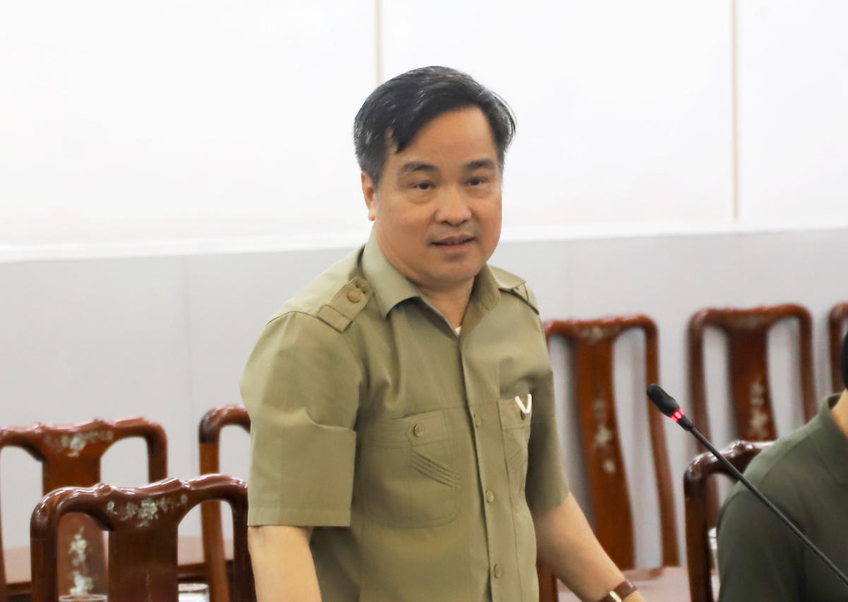 TS Nguyễn Văn Hùng, nguyên Phó Trưởng Ban Dân vận Trung ương phát biểu.