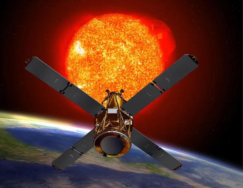 Vệ tinh Rhessi. Ảnh: NASA.