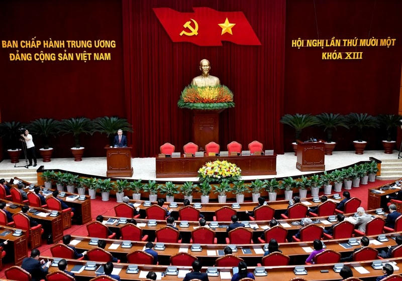 Hội nghị Trung ương 11 khóa XIII đã quyết nghị nhiều nội dung có ý nghĩa chiến lược đối với sự phát triển của đất nước. (Ảnh: Đăng Khoa)