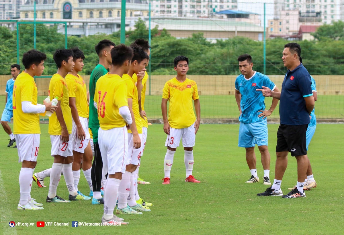 U16 Việt Nam sẵn sàng cho giải khu vực (Ảnh VFF).
