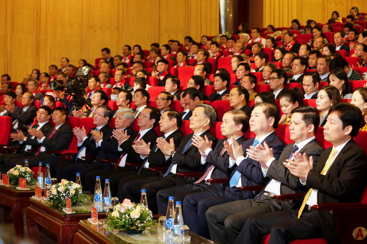 Các đại biểu tham dự Lễ vinh danh