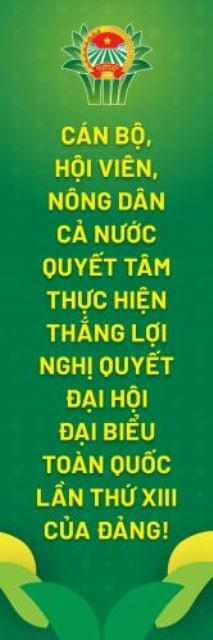 Biểu trưng chính thức Đại hội đại biểu Hội Nông dân Việt Nam lần thứ VIII