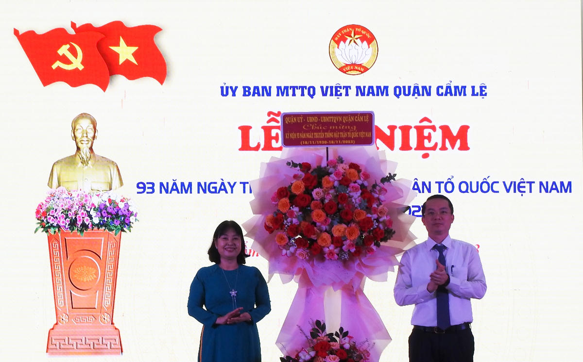Đà Nẵng: Mặt trận quận Cẩm Lệ long trọng kỷ niệm 93 năm Ngày truyền thống MTTQ Việt Nam
