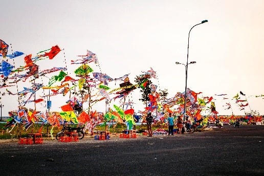 Những cánh diều ở Kiên Giang.  