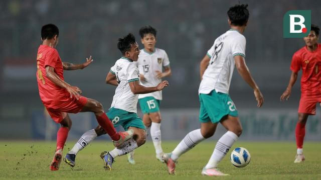 Dù giành chiến thắng với tỷ số 5-1 trước U19 Myanmar nhưng U19 Indonesia vẫn bị loại (Ảnh: Bola).
