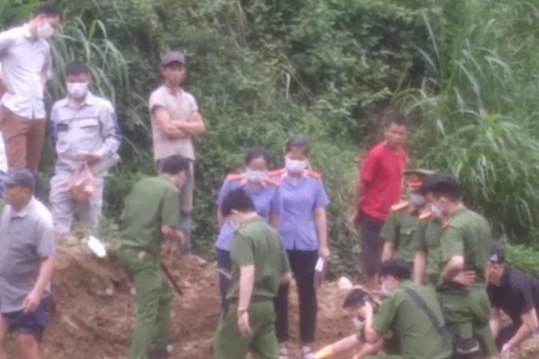 Hiện trường vụ việc.