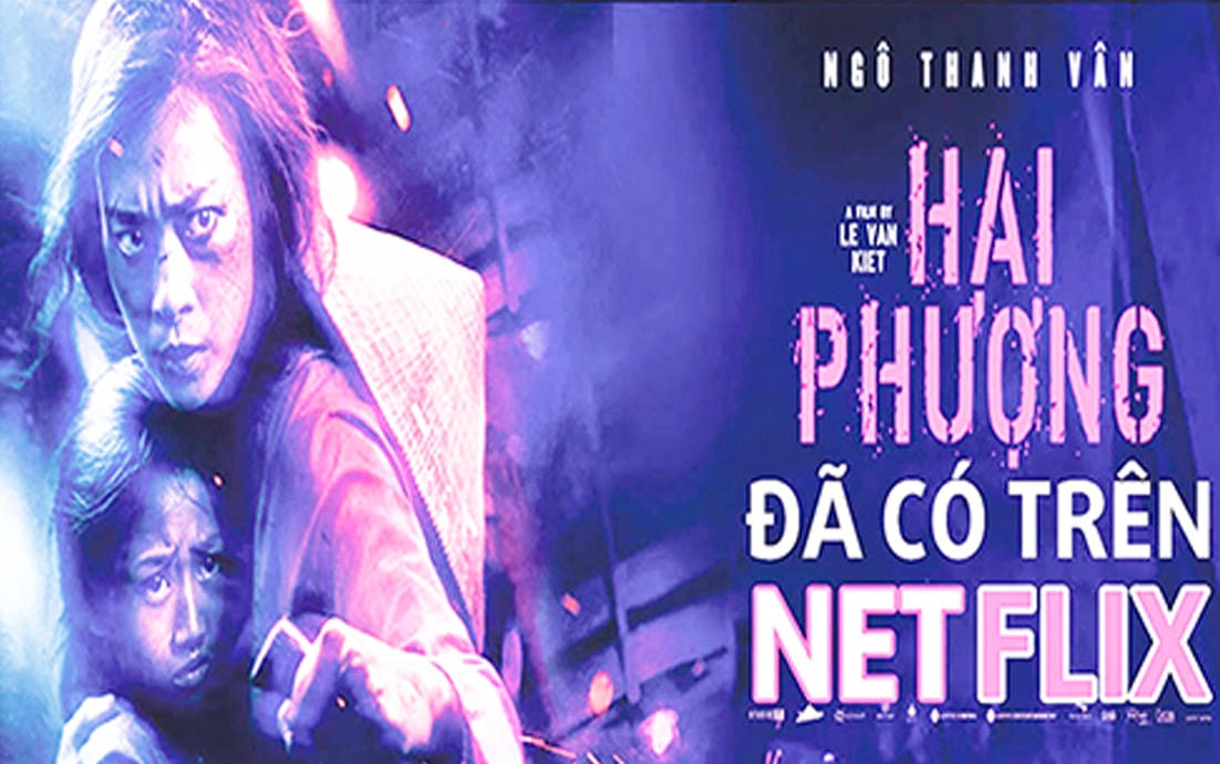 Bộ phim Hai Phượng được chiếu trên ứng dụng xem phim trực tuyến Netflix. (Ảnh chụp màn hình)