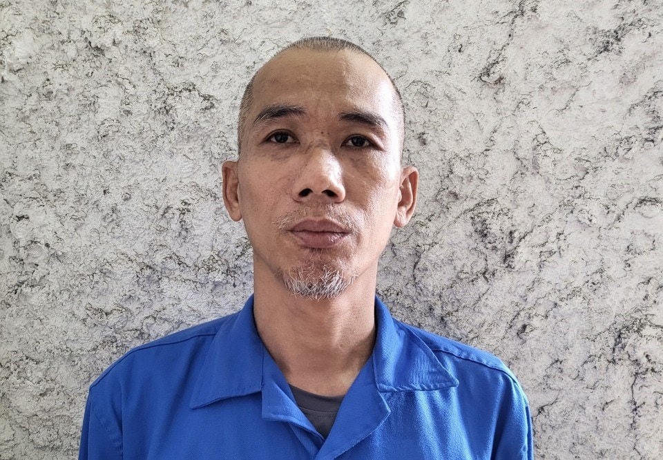 Nguyễn Văn Anh tại Cơ quan Công an.