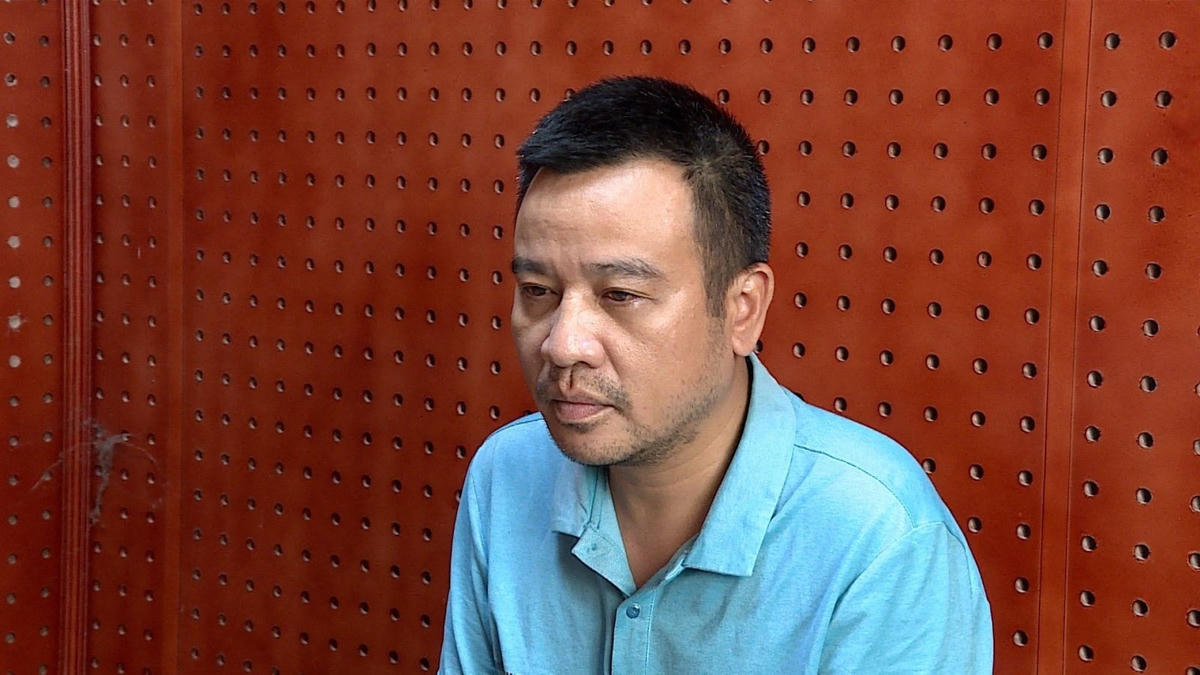 Đối tượng Bùi Trung Sơn. Ảnh: Công an tỉnh Hưng Yên.