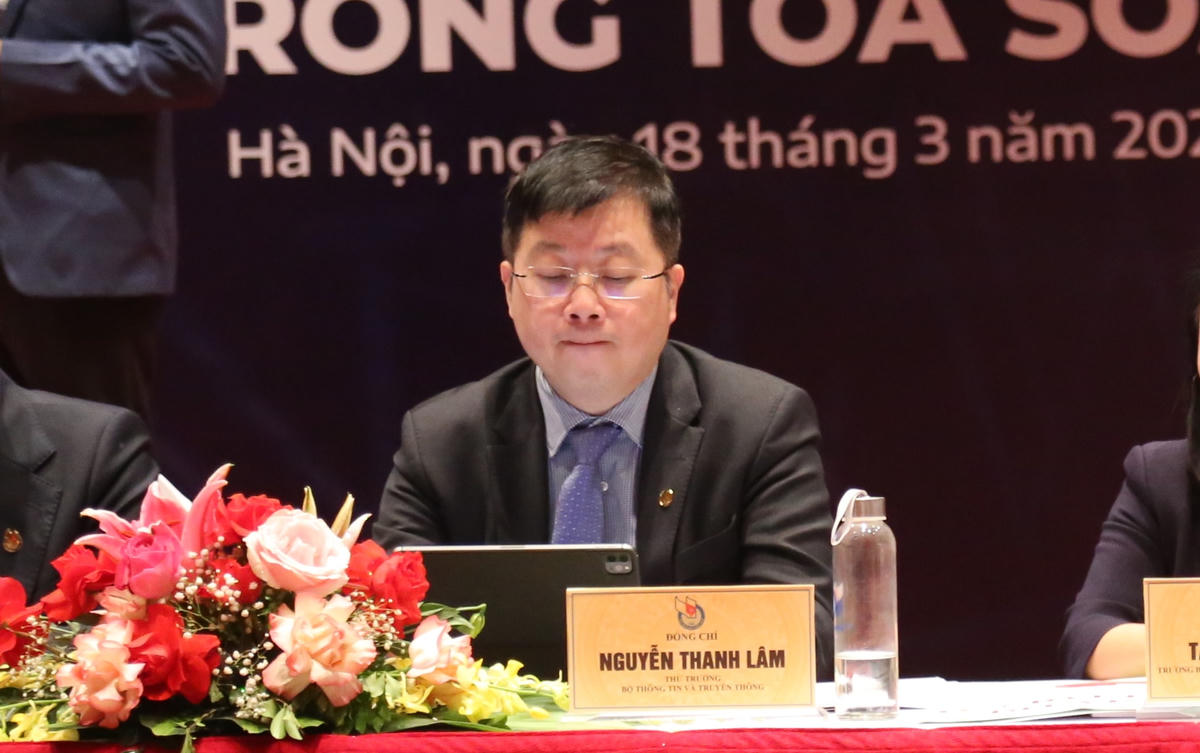 Thứ trưởng Bộ TT&TT Nguyễn Thanh Lâm.  