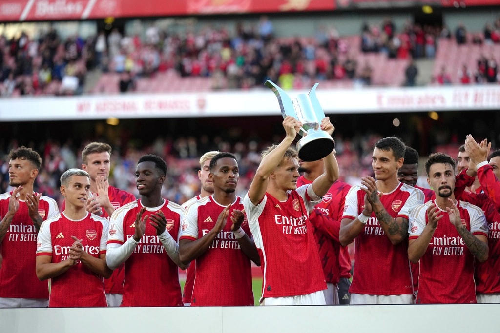 Arsenal vô địch Emirates Cup (Ảnh: AP).