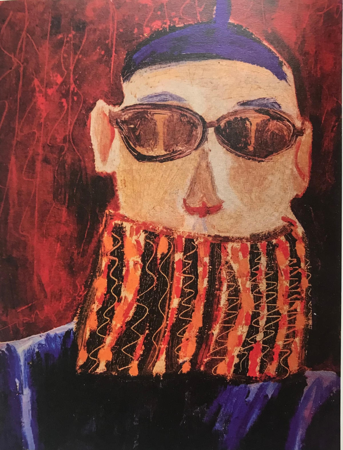 “Tự họa” (1970) của Lưu Công Nhân.  