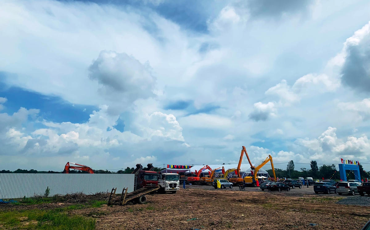 Điểm đầu của dự án nằm trên địa bàn huyện Nhơn Trạch, tỉnh Đồng Nai. Ảnh: Mạnh Thìn.