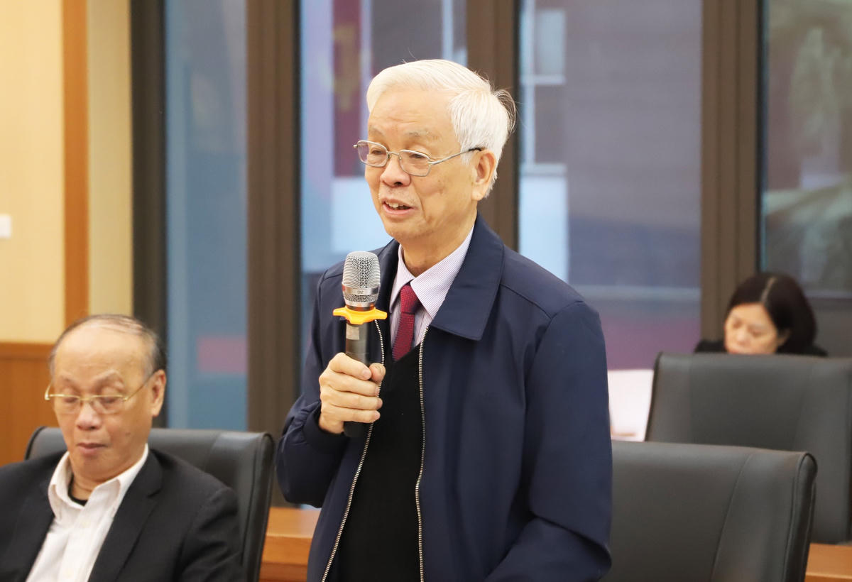 Ông Đỗ Duy Thường, Ủy viên Đoàn Chủ tịch UBTƯ MTTQ Việt Nam phát biểu.