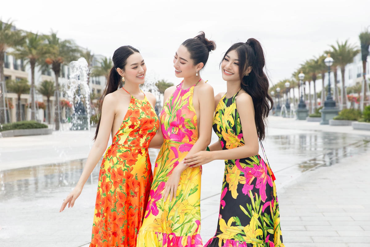 Lương Thuỳ Linh, Kiều Loan và Tường San cũng đã có một chuyến trải nghiệm tại nơi đăng cai vòng Chung kết Miss World Vietnam 2022. 