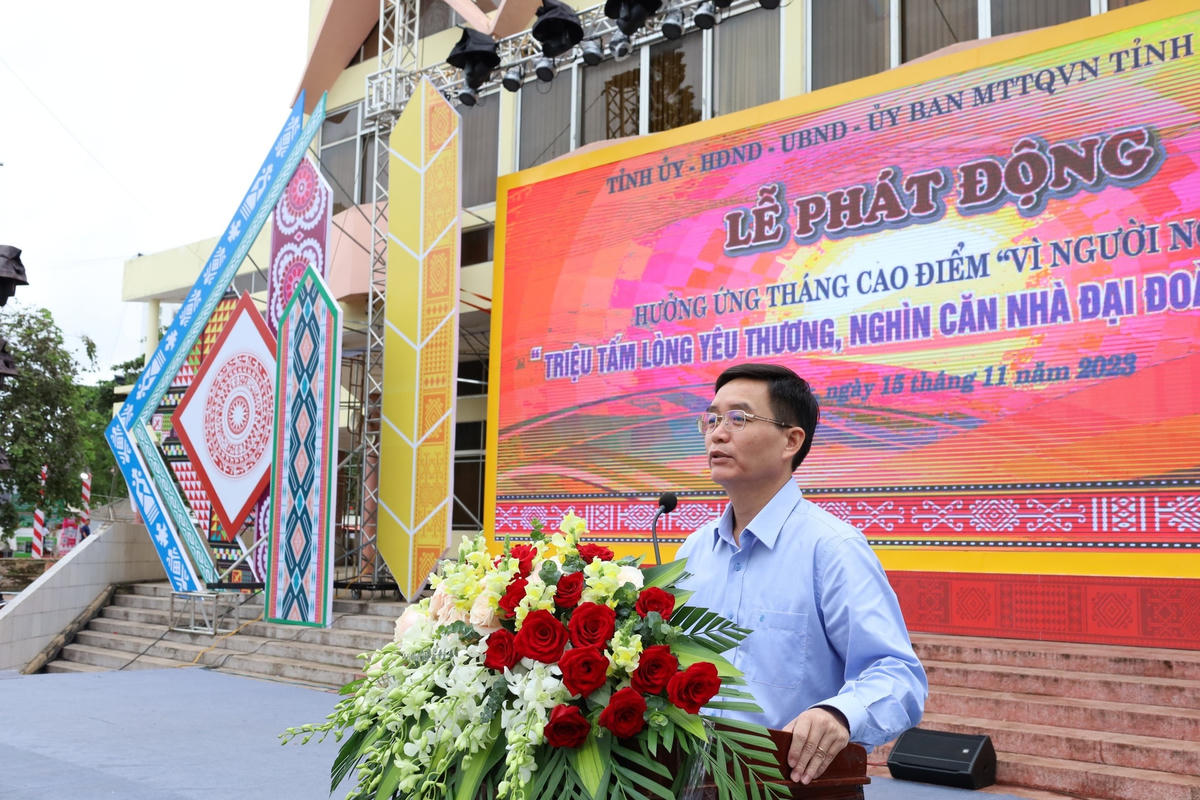 Ông Nguyễn Đình Trung, Bí Thư Tỉnh ủy kêu gọi các tổ chức, cá nhân, cộng đồng doanh nghiệp, nhà hảo tâm trong và ngoài tỉnh tham gia hưởng ứng ủng hộ Quỹ “Vì người nghèo”.