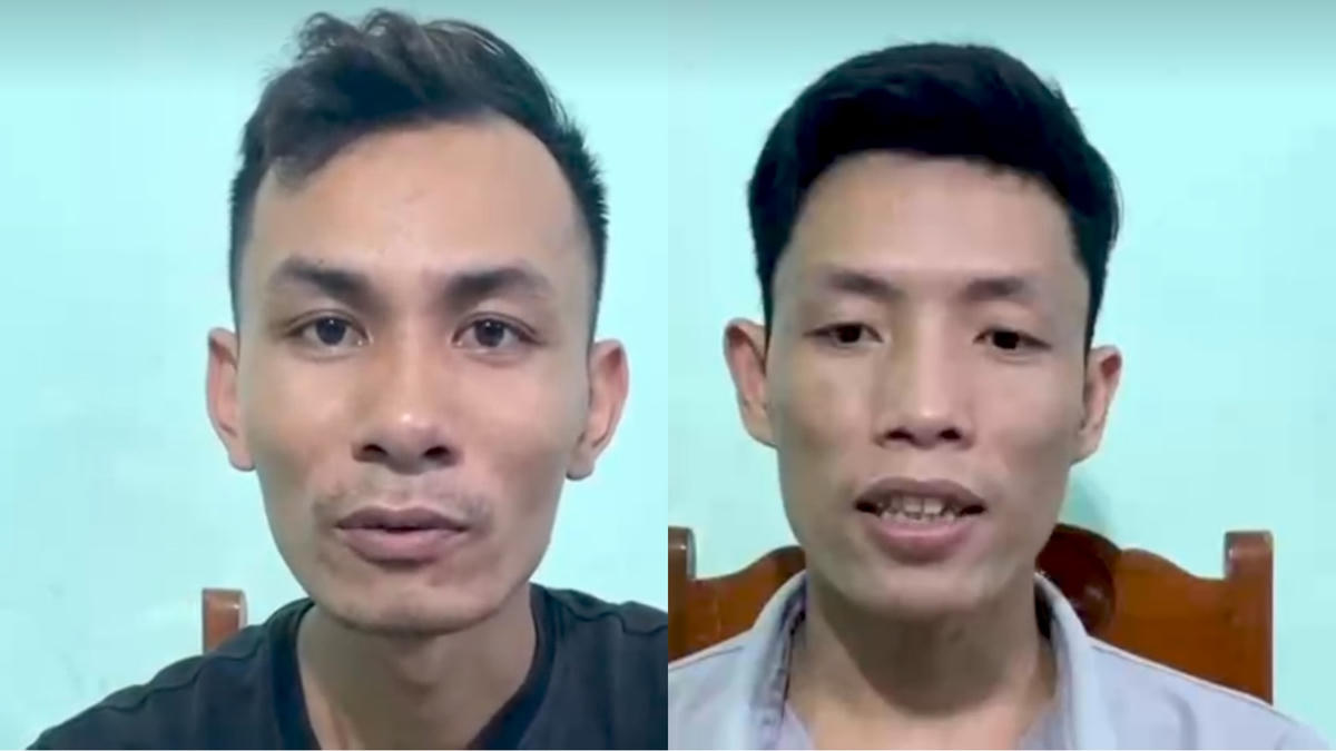 Thống và Tài tại cơ quan điều tra.