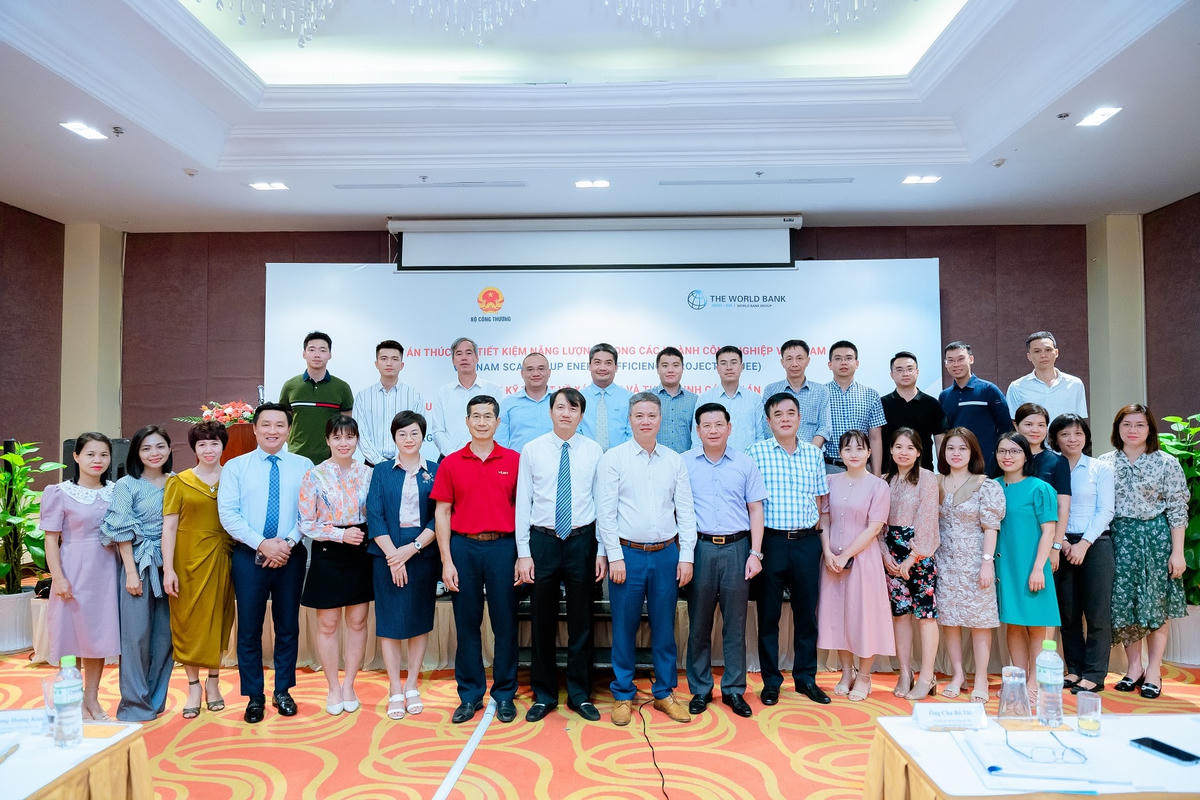 Hội nghị nằm trong khuôn khổ Dự án Thúc đẩy tiết kiệm năng lượng trong các ngành công nghiệp Việt Nam.