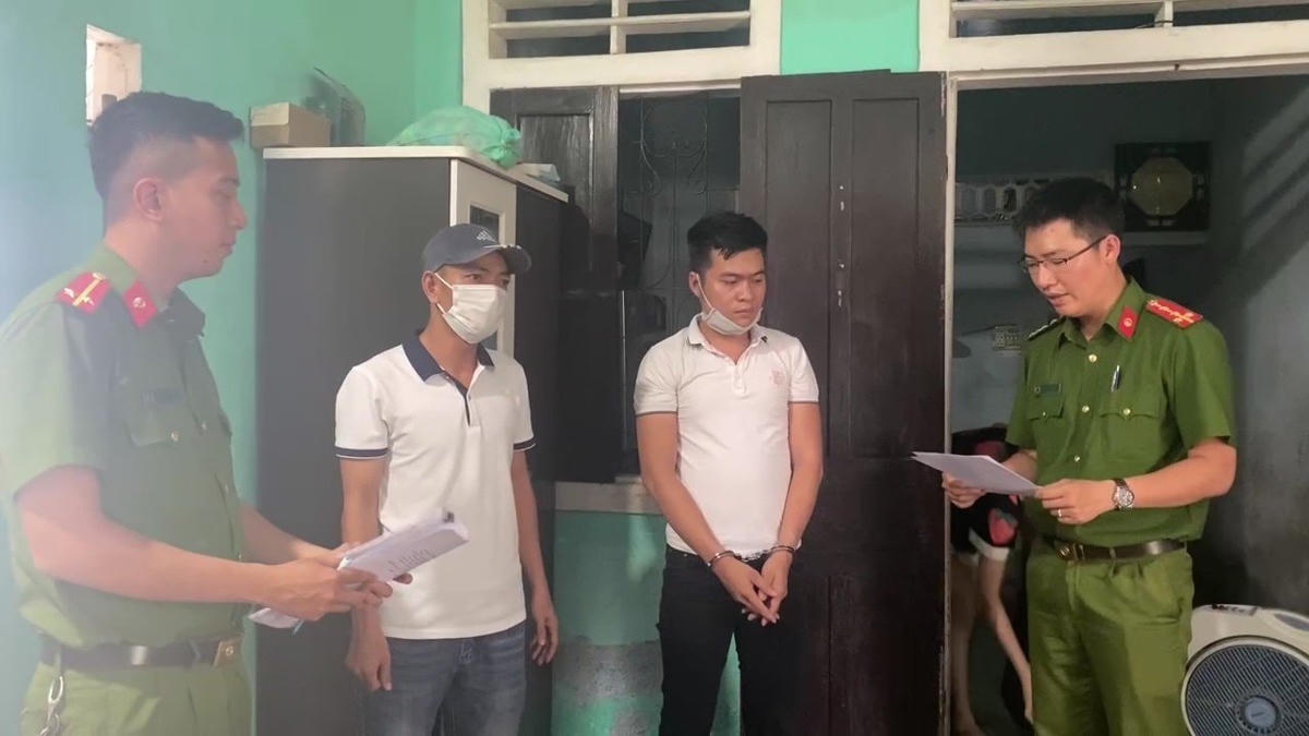 Đối tượng Nguyễn Giàu tại thời điểm bị bắt giữ.