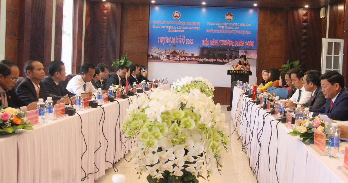 Quang cảnh buổi Hội đàm.