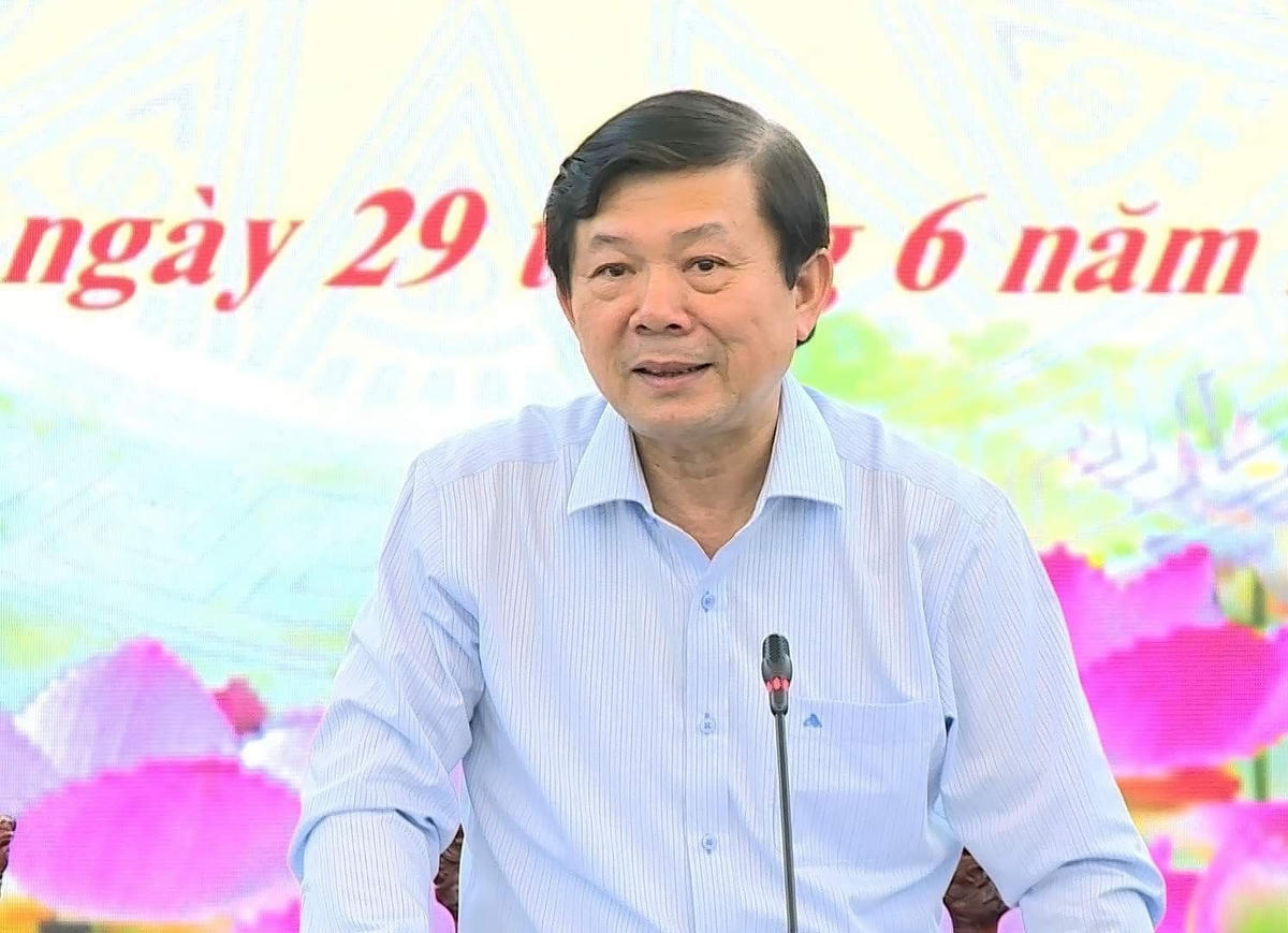 Phó Chủ tịch Nguyễn Hữu Dũng phát biểu tại Hội nghị.
