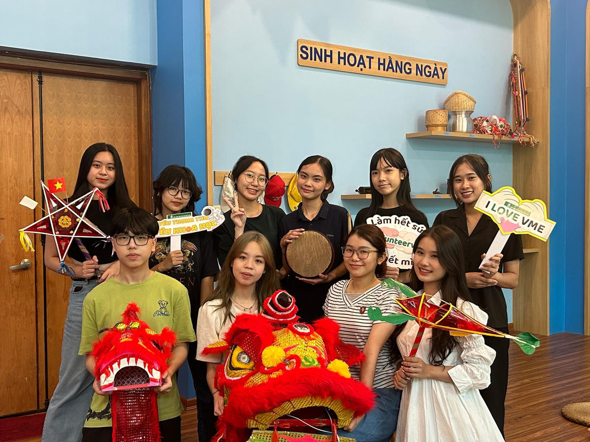 Tập huấn Trung thu của các tình nguyện viên. 