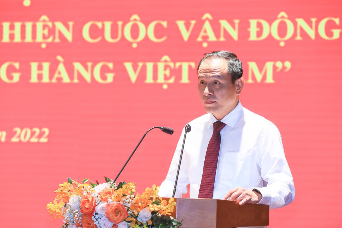 Ông Lê Hồng Hà, Tổng Giám đốc Tổng Công ty Hàng không Việt Nam phát biểu tại Hội nghị.