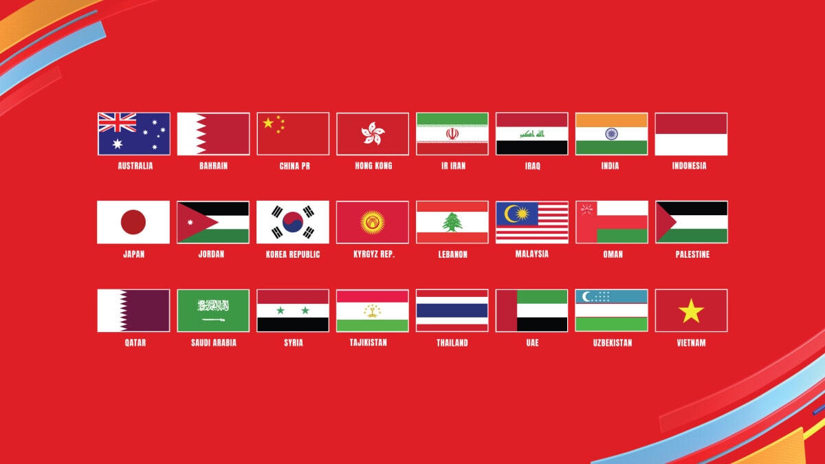 24 đội tuyển giành quyền tham dự VCK Asian Cup 2023. Ảnh: VFF.