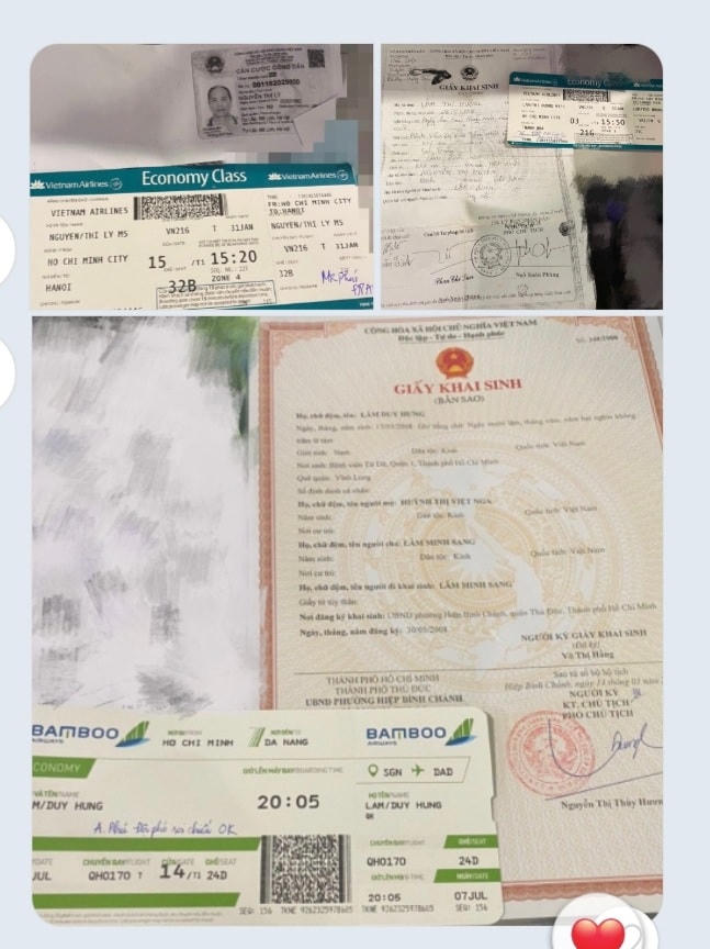 Sau loạt bài điều tra, nhiều độc giả gửi về toà soạn các vé máy bay có ký hiệu lạ ở Cảng hàng không quốc tế Tân Sơn Nhất.