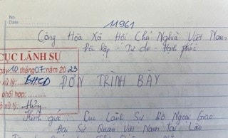 Đơn trình bàu của một đương sự xin giúp đỡ