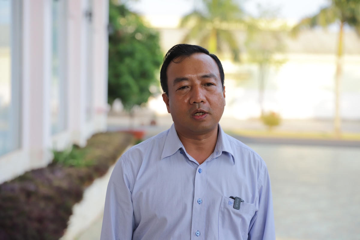 Giám đốc công ty Trường Sinh Phan Thanh Thiên chia sẻ về việc sử dụng đồng vốn vay của Agribank trong phát triển sản xuất.