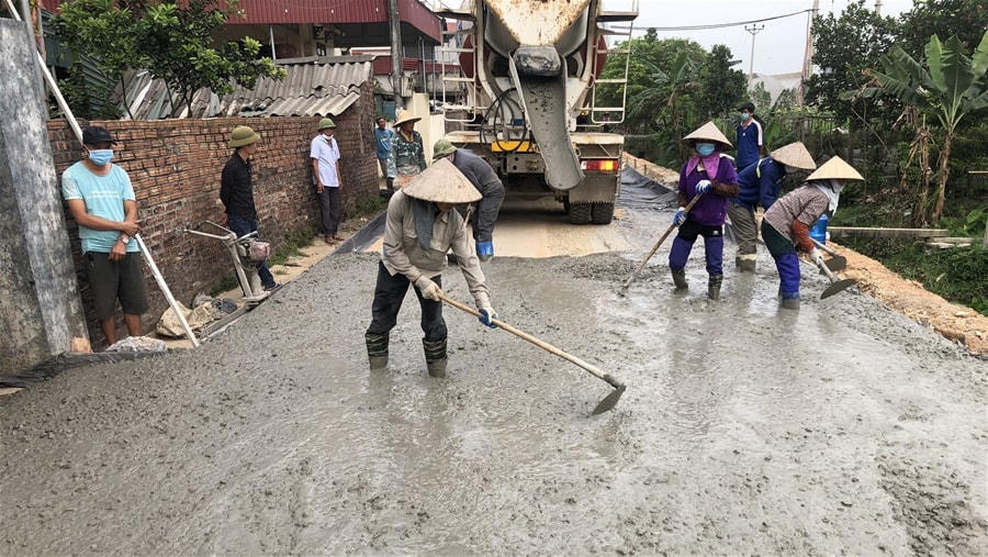 Cuộc vận động “Toàn dân đoàn kết xây dựng nông thôn mới, đô thị văn minh” nhận được sự đồng thuận, hưởng ứng của người dân.
